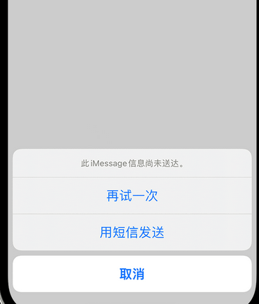 盐田apple维修iPhone上无法正常发送iMessage信息