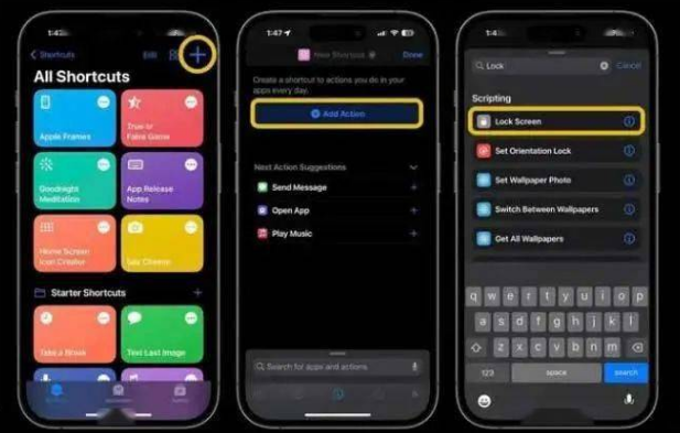 盐田苹果14锁屏维修店分享iPhone14升级iOS16.4后如何创建锁屏快捷方式 