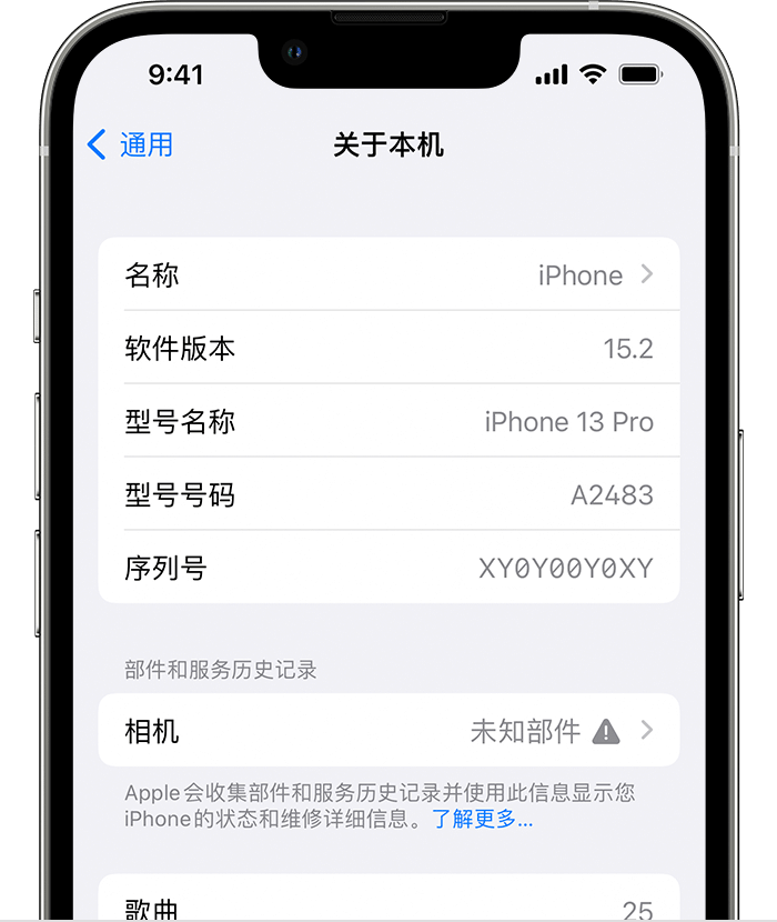 盐田苹果维修分享iPhone 出现提示相机“未知部件”是什么原因？ 