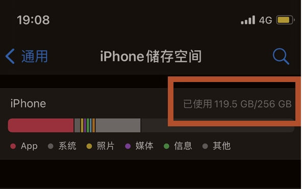盐田苹果13维修分享iPhone13如何查看剩余内存 