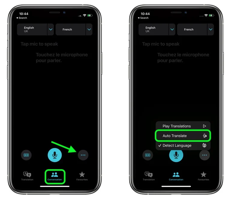 盐田苹果手机维修分享iOS 15 “翻译” App 新改进 